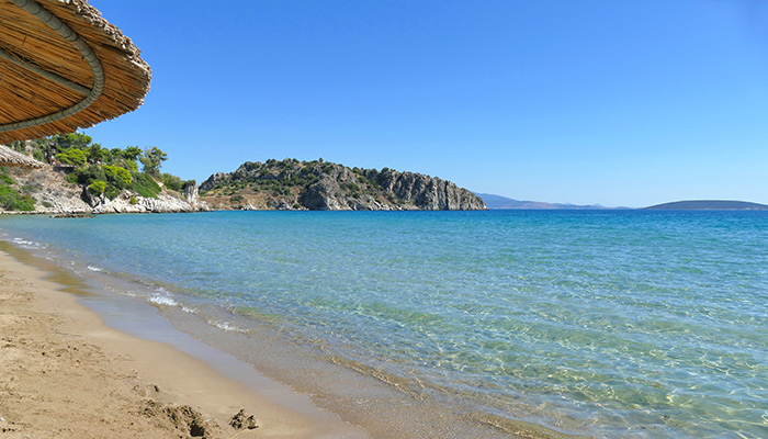 Beach of Tolo, Greece